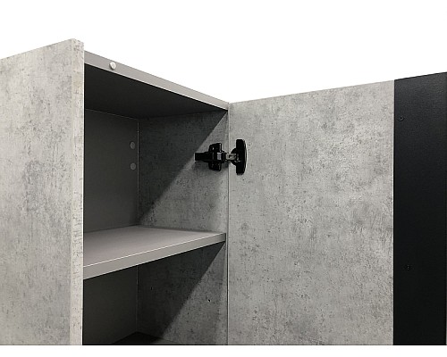 Зеркало со шкафом Comforty Эдинбург 90 00004147981 Бетон светлый