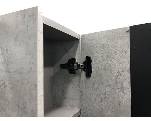 Зеркало со шкафом Comforty Эдинбург 90 00004147981 Бетон светлый