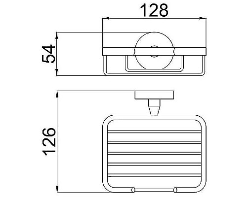 Мыльница Allen Brau Priority 6.31004-00 Хром