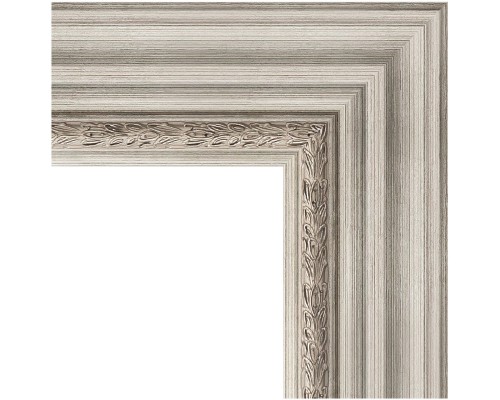 Зеркало Evoform Exclusive-G Floor 201х111 BY 6358 с гравировкой в багетной раме - Римское серебро 88 мм