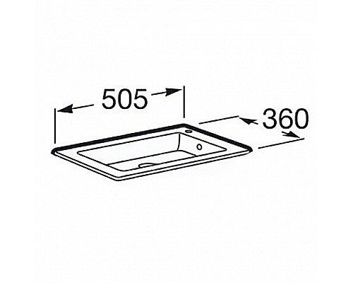 Раковина Roca Debba Unik 50 32799J00Y Белая