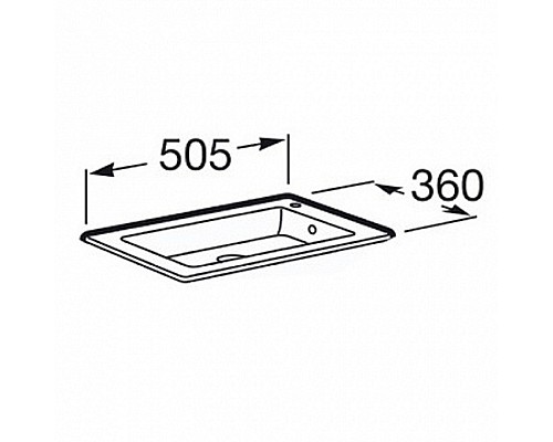 Раковина Roca Debba Unik 50 32799J00Y Белая