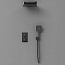 Душевая система Vincea VSFW-103TMB с термостатом Черная матовая