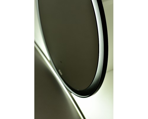 Зеркало Sintesi Callisto 80 SIN-SPEC-CALLISTO-80 с подсветкой Черное матовое с сенсорным выключателем