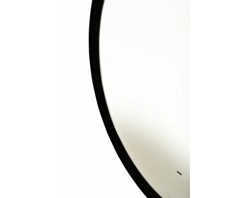 Зеркало Sintesi Callisto 80 SIN-SPEC-CALLISTO-80 с подсветкой Черное матовое с сенсорным выключателем