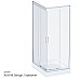 Душевой уголок AM.PM Gem 120x80 W90G-404-120280-MT профиль Хром матовый стекло прозрачное