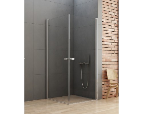 Душевое ограждение NEW TRENDY NEW SOLEO 2D 80x80x195 (хром)