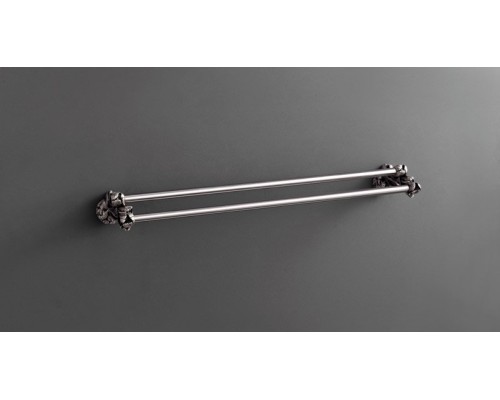 Полотенцедержатель двойной подвесной 60 см ART&MAX AM-0828-T