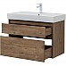 Тумба под раковину Aquanet Nova Lite 85 249954 подвесная Дуб рустикальный