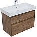 Тумба под раковину Aquanet Nova Lite 85 249954 подвесная Дуб рустикальный