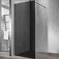 Душевая перегородка Vincea Walk-In 100 VSW-1H100CGGM Вороненая сталь