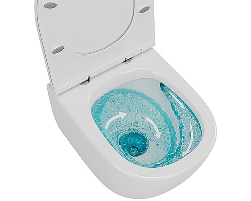 Унитаз Owl 1975 Vind Cirkel-H TOWLT190302 подвесной с сиденьем Микролифт