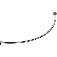 Карниз для ванны Aquatek Ума 145x145 KARN-0000024 дуга Хром