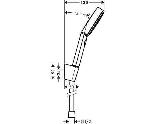 Душевой гарнитур Hansgrohe Pulsify Select 24303000 Хром
