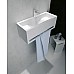 Панель с раковиной 1MarKa Tiny S 50 У84219 подвесная Белая глянцевая