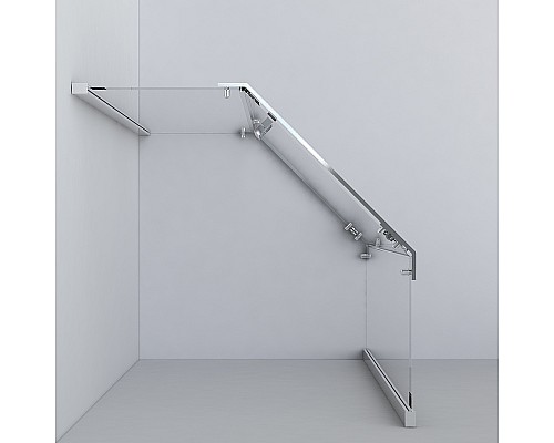 Душевой уголок Vincea Stresa 90х90 VSP-1S900CLB профиль Черный стекло прозрачное