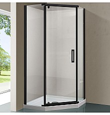 Душевой уголок Vincea Stresa 90х90 VSP-1S900CLB профиль Черный стекло прозрачное