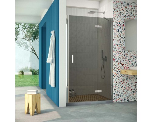 Дверь в душевой проем AFP Retta 110 08 07 R стекло графит