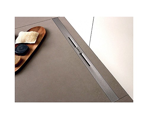 Душевой лоток BERGES SIMPEL 1000 матовый хром боковой