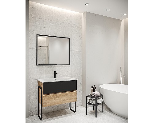 Зеркало Grossman Лофт 90 209001 Черное