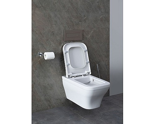 Унитаз Allen Brau Infinity 4.21011.20 подвесной Белый без сиденья