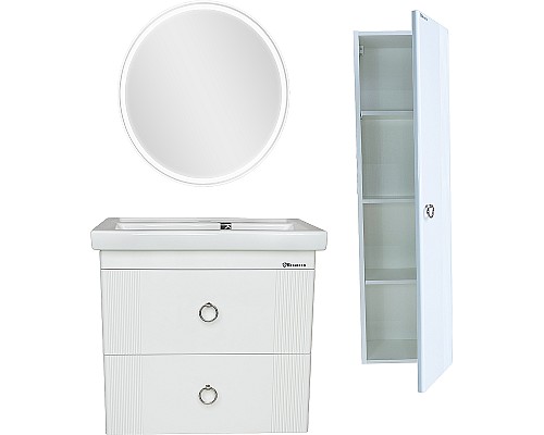 Шкаф пенал Bellezza Виана 30 4623802180013 подвесной Белый