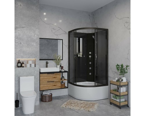 Душевая кабина Niagara Classic 90x90 NG-6508-14BKG с гидромассажем