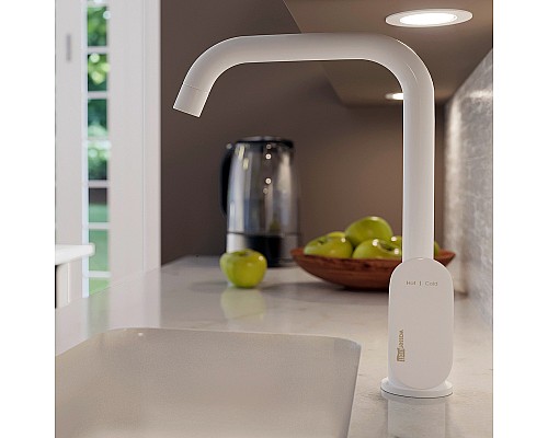 Смеситель для кухни WasserKRAFT Mindel 8507 Белый матовый