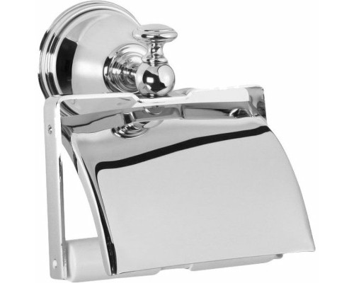 Держатель туалетной бумаги TW Harmony TWHA219cr с крышкой Хром