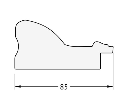 Зеркало Evoform Exclusive 95х65 BY 1280 с фацетом в багетной раме - Виньетка бронзовая 85 мм