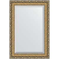 Зеркало Evoform Exclusive 95х65 BY 1280 с фацетом в багетной раме - Виньетка бронзовая 85 мм