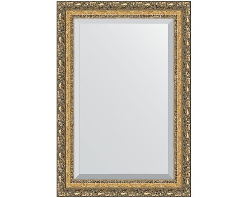 Зеркало Evoform Exclusive 95х65 BY 1280 с фацетом в багетной раме - Виньетка бронзовая 85 мм
