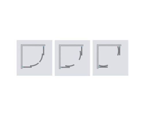 Душевой уголок Radaway Premium Plus A 1900 100x100 30423-01-01N Хром