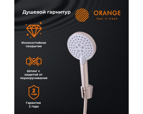 Душевой гарнитур Orange Никель