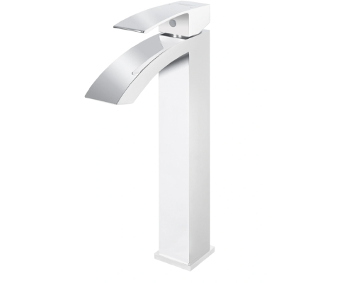 Смеситель для раковины Grocenberg GB3007 Белый хром