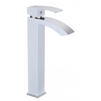 Смеситель для раковины Grocenberg GB3007 Белый хром