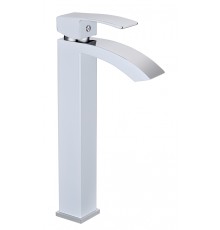 Смеситель для раковины Grocenberg GB3007 Белый хром