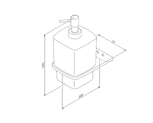 Дозатор для жидкого мыла AM.PM Inspire V2.0 A50A36922 Черный матовый
