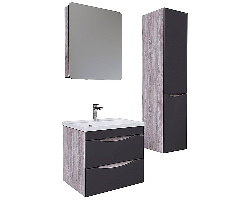 Зеркальный шкаф Grossman Талис 60 206006 Бетон пайн Серый