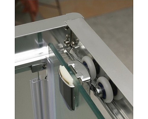 Душевой уголок BelBagno Uno 100х100 UNO-195-A-2-100-C-Cr профиль Хром стекло прозрачное