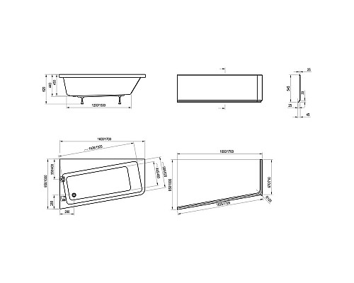 Акриловая ванна Ravak 170х C811000000