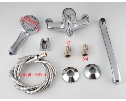 Смеситель для ванны Frap H03 F2203 универсальный Хром