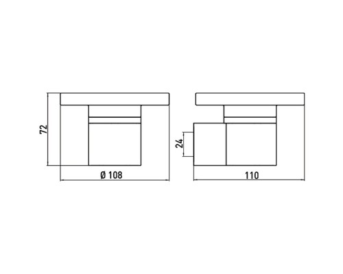 Мыльница Emco System2 3530 001 00 Хром