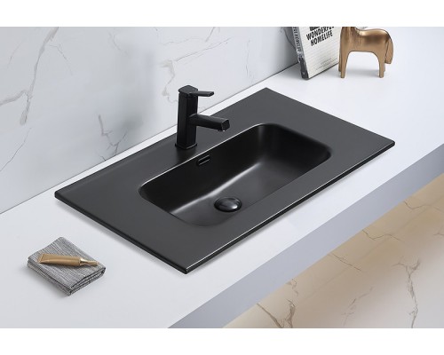 Раковина CeramaLux NС 81 9080MMB Черная матовая