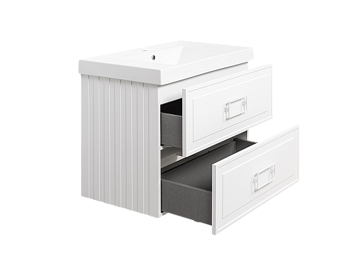 Тумба под раковину La Fenice Cubo Bianco TWIN белый 80