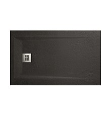 Душевой поддон из искусственного камня Sanitana Rocks 120x80 SP3014B0320100560 Черный