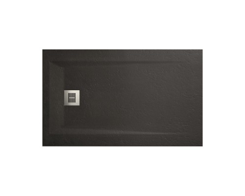 Душевой поддон из искусственного камня Sanitana Rocks 120x80 SP3014B0320100560 Черный