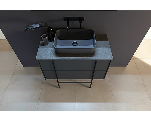 Тумба под раковину Allen Brau Reality 70 1.32004.AM подвесная Антрацит матовый