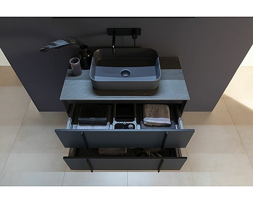 Тумба под раковину Allen Brau Reality 70 1.32004.AM подвесная Антрацит матовый