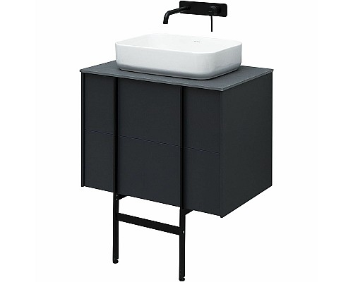Тумба под раковину Allen Brau Reality 70 1.32004.AM подвесная Антрацит матовый